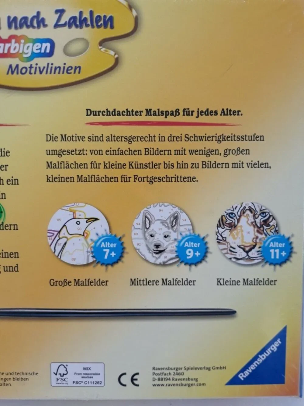 Ravensburger Malen Nach Zahlen Kätzchen Paint by number Kittens